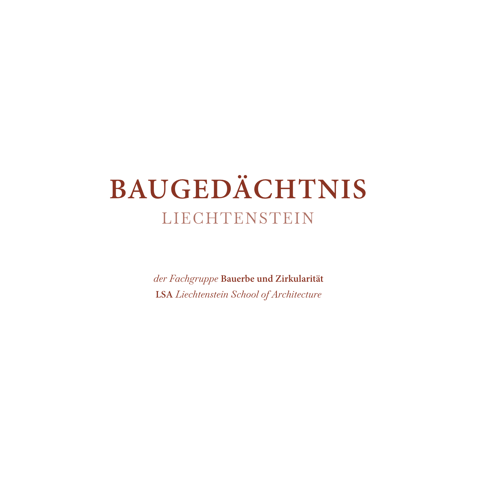 Baugedächtnis Liechtenstein Webseite